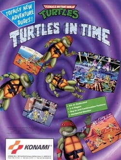 ティーンエイジ・ミュータント・ニンジャ・タートルズ：タートルズ・イン・タイム | アーケード | 無料オンラインでレトロゲームを遊ぶ、無料オンラインでエミュレーターゲームを遊ぶ