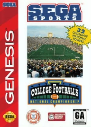 Kejuaraan Nasional Sepak Bola Kolegial | Sega Genesis | Mainkan game retro online gratis, Mainkan game emulator online gratis