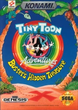 Приключения Tiny Toon: Сокровища Бастера | Сега Мега Драйв | Играйте в ретро игры онлайн бесплатно, Играйте в игры на эмуляторе онлайн бесплатно