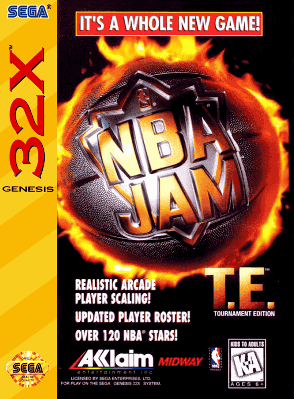 NBA Jam: Tournament Edition | Sega 32X | Играйте в ретро игры онлайн бесплатно, Играйте в игры на эмуляторе онлайн бесплатно