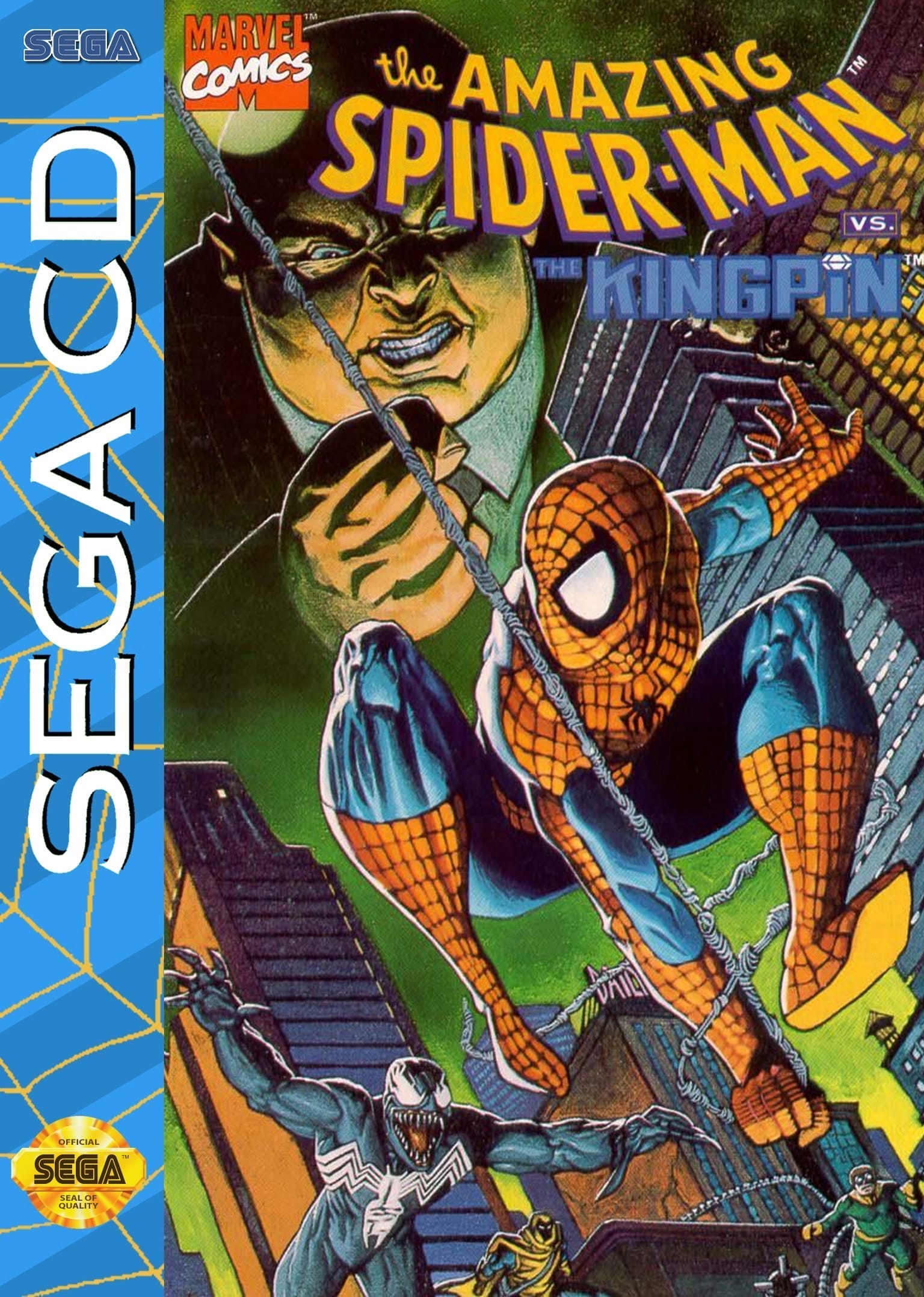 The Amazing Spider-Man vs. The Kingpin | Sega CD | Играйте в ретро игры онлайн бесплатно, Играйте в игры на эмуляторе онлайн бесплатно