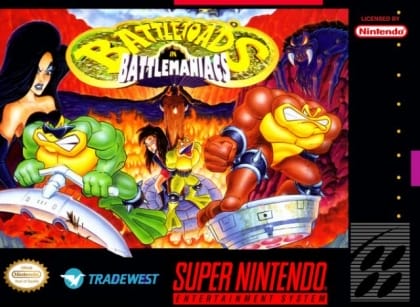 バトルトード イン バトルマニアックス | スーパーファミコン | 無料オンラインでレトロゲームを遊ぶ、無料オンラインでエミュレーターゲームを遊ぶ
